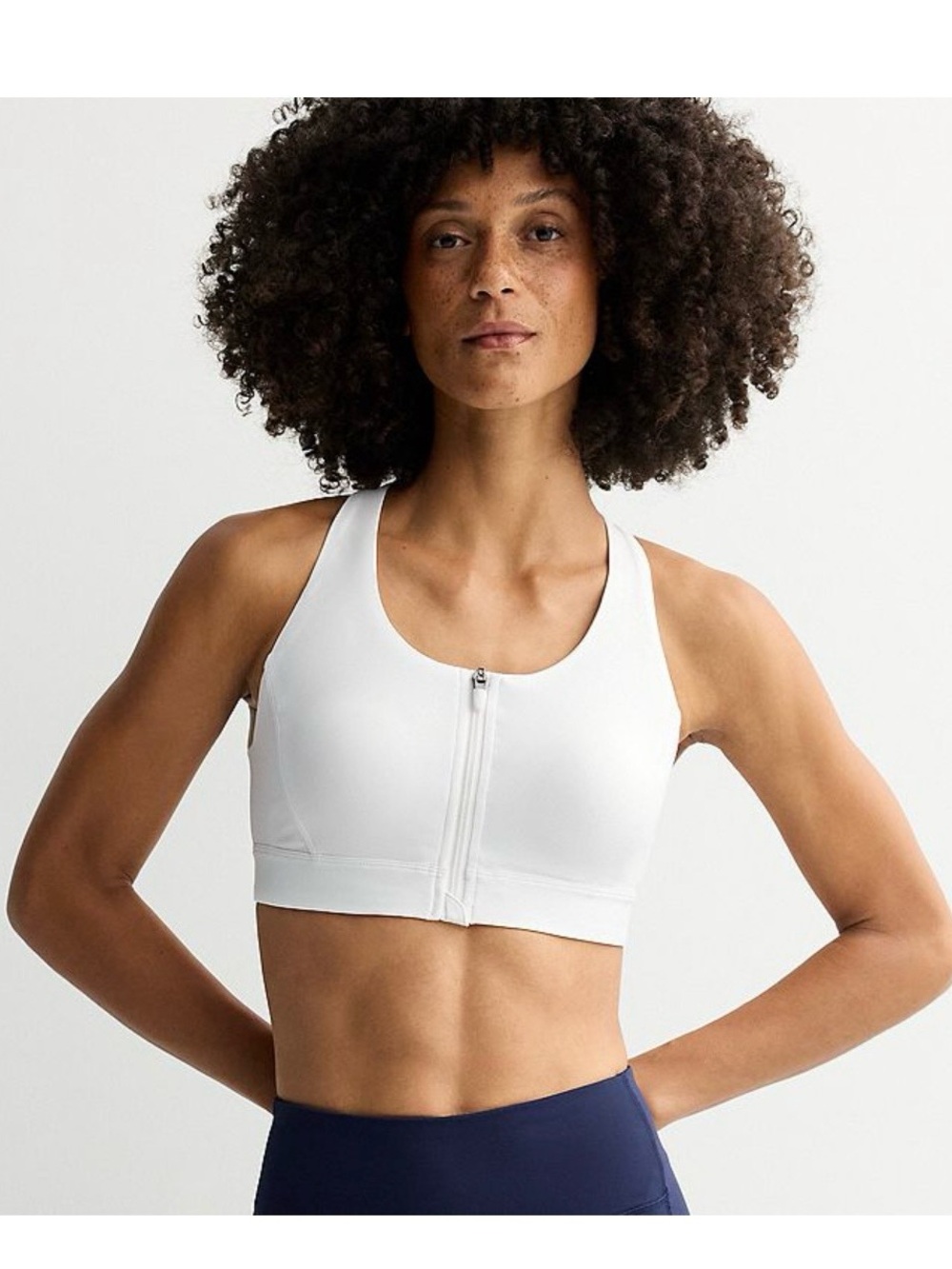 Tek Gear Small White and a GraFront-Zip Sports Bra - Women Intimates & Sleepwear